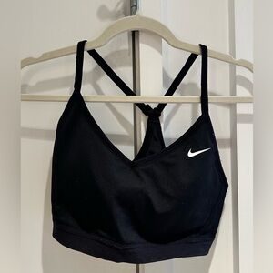 NIKE Dri-Fit Black Sports Bra (L)